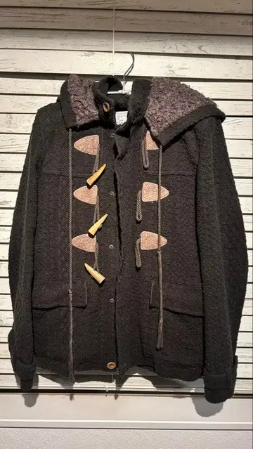 SHAREEF 후드 부착 더플 블루종