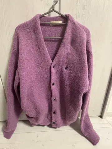 Beverly Hills Polo Club 퍼플 가디건 M