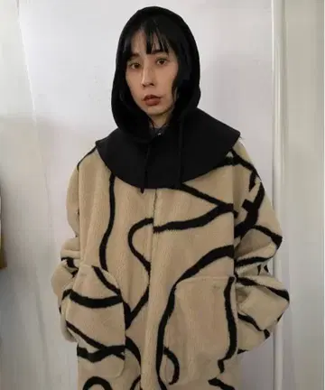 Ameri vintage 리버서블 발라클라바 후드