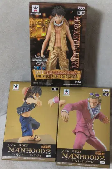 원피스 피규어 필름 골드 루피 조로 3체 세트 남코 한정판