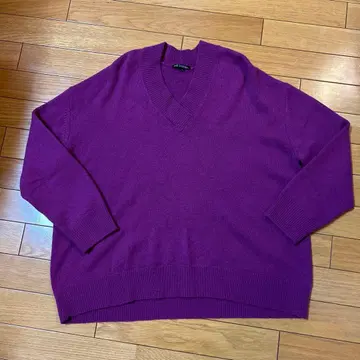 23구 V넥 캐시미어 10% 니트탑 사이즈 40 (44 정도)