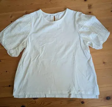 르 쿠르 블랑 퍼프 슬리브 셔츠 화이트