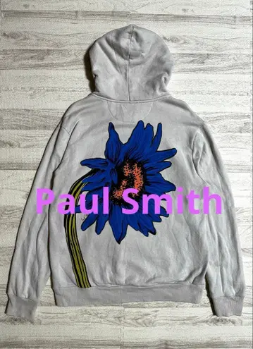 Paul Smith 폴스미스 썬플라워 파란 해바라기 후드티 XL