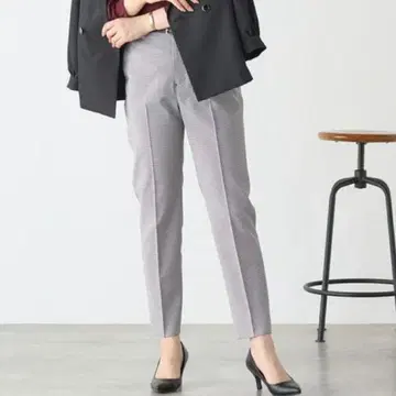 AOKI 수트의 아오키 발레리나 팬츠 그레이 화이트 블랙 체크