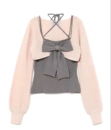 bubbles 리본 니트 앙상블