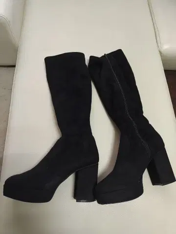 R &E 롱 부츠 블랙