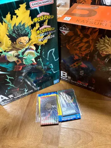 히로아카 제일복권 A상 미도리야 이즈쿠 B상 바쿠고 카츠키 피규어 2세트