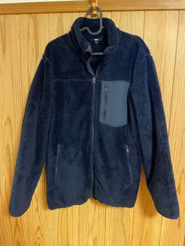 유니클로 방풍 아우터 플리스 자켓 네이비