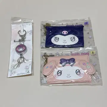 마이멜로디 쿠로미 LARME 콜라보 패스 케이스