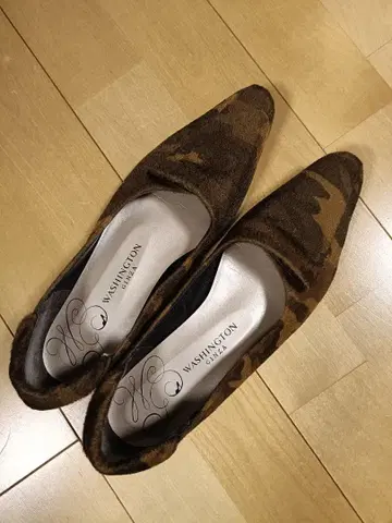 긴자 WASHINGTON 카모플라쥬 플랫슈즈 L 사이즈