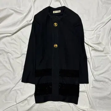 빈티지 노카라 자켓 아우터 롱 기장 포멀 계열 클래식