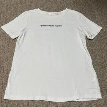 COCODEAL Communicates intention 자수 T셔츠