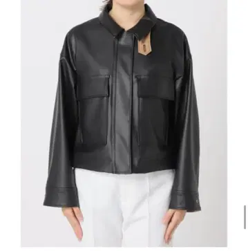 노블 Noble N.Jam 인조 가죽 블루종 블랙 아우터