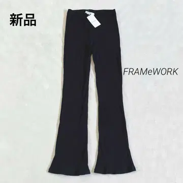 새상품 프레임워크 리브 레깅스 38 블랙