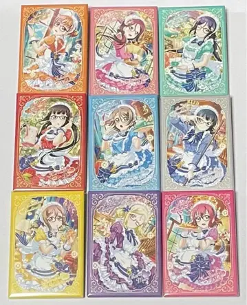 러브 라이브 네모난 캔뱃지 컬렉션 Aqours 메이드 인 레지던스