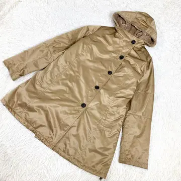 BOSCH 미들 기장 코트 보들보들 라이너 포함 후드 탈부착 38 사이즈