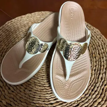 [ W6 ] crocs 플립플랍 비치 샌들