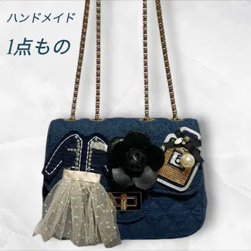 노브랜드 handmade 1점 데님 핸드 숄더백