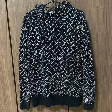 EGUMI 에구미 로고 후드티 블랙 에구치 타쿠야