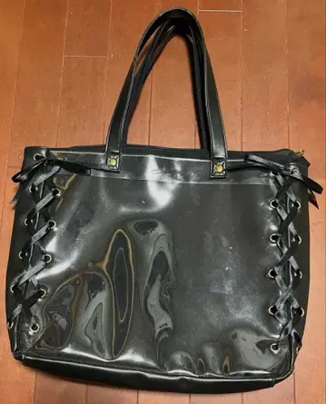 WEGO/레이스업 이타백 블랙