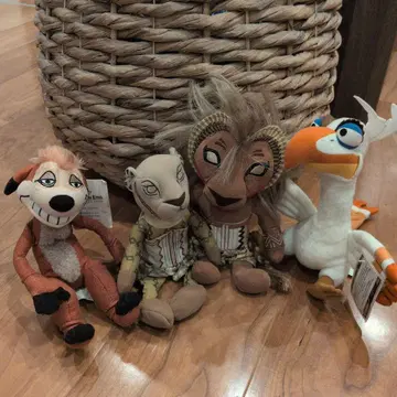 극단 사계 라이온킹 봉제 인형 4체 세트