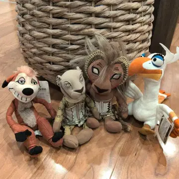 극단 사계 라이온킹 봉제 인형 4체 세트