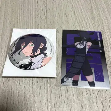 체인소 맨 레제 캔뱃지 봄 메탈 카드