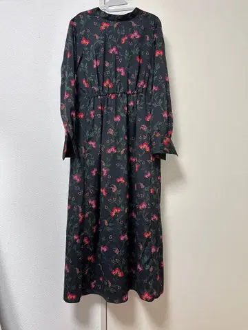 [ IENA ] 꽃무늬 긴팔 드레스