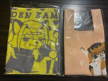 골든 카무이 동물 포즈 타월 히지카타 오가타 카도쿠라와 니트 백 세트