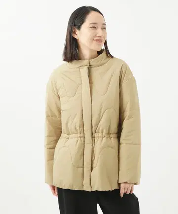 [잔니로 주디체] 웨이브 나일론 충전솜 타프타 코트