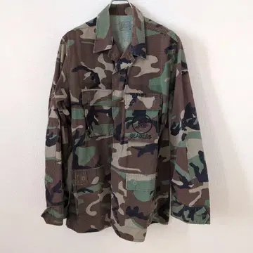 U.S. NAVY SEABEES BDU 우드랜드 카모플라쥬 자켓