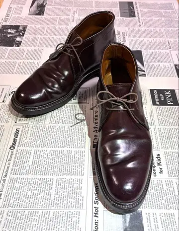 알든 코도반 버건디 처카 부츠