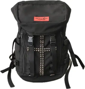 DEVILMAN crybaby 데빌맨 백팩 블랙 스터드 크로스