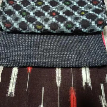 카스리 기모노 3종 목화 리메이크 소재 빈티지 원단 쇼세이 가스리