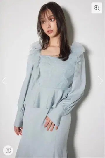 [ 익명 배송 ] rienda 튤 도킹 머메이드 원피스