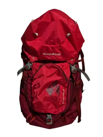 mont-bell 백팩 와인 레드 몽벨