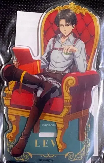 진격의 거인 아크릴 스탠드 리바이 옥좌ver.