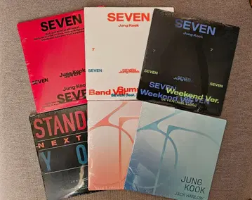 새상품 미개봉 Jung Kook SEVEN 외 CD 6장 세트