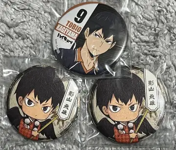 하이큐 in 난자타운 와시 캔뱃지 컬렉션 SD 캐릭터 카게야마