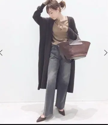 라빠르망 구매 헤레우 HEREU 스웨이드 가죽 핸드백