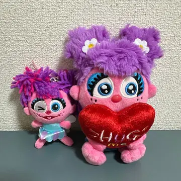 USJ 세서미 스트릿 애비 짱 키링 세트