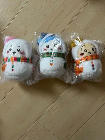 치이카와 (먼작귀) 에니마이 복권 E상 치이카와 하치와레 토끼 3점 세트