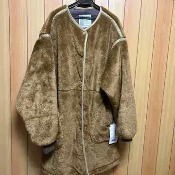 브라운 XL 롱 코트