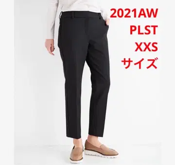 거의 새상품*PLST PLUS STYLE 웜 스틱 팬츠 블랙 XXS