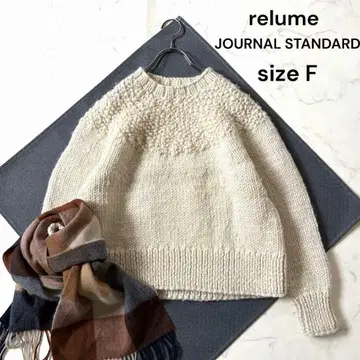 JOURNALSTANDARD 네팔제 핸드 니트 구심편 내추럴