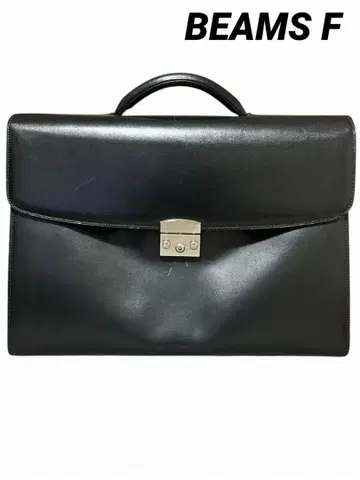 BEAMS F 빔즈 F 가죽 비즈니스 백 브리프 케이스 ITALY