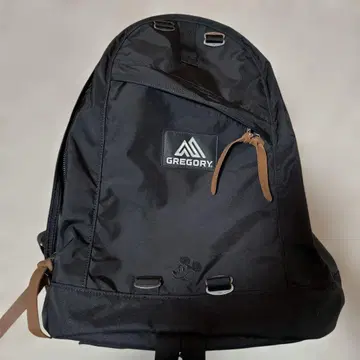 GREGORY 블랙 디즈니 미키 패턴 백팩