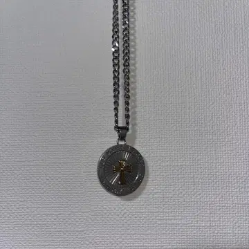 실버 골드 십자가 목걸이