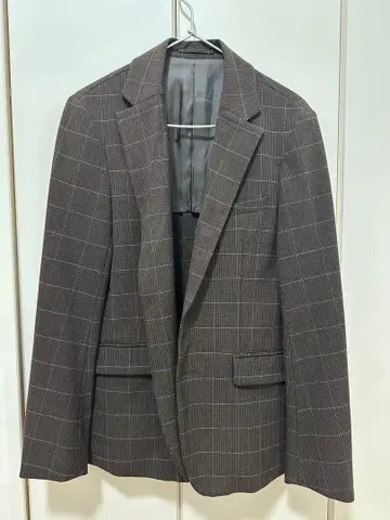 PUBLIC TOKYO 스트레치 체크 셋업