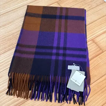 Joshua Ellis 체크 무늬 스톨